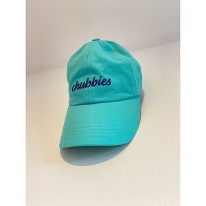 Chubbies Dad Baseball Hat NWOT Teal & Blue ONE SIZE adjustable